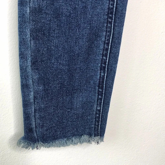 BP High Rise Button Fly Raw Hem Skinny Jeans - Picture 5 of 12